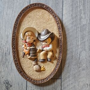 Vintage burwood molded picture